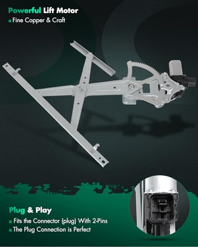 Image of SCITOO Power Window Regulator w /Motor for Mitsubishi Lancer 2008-2012