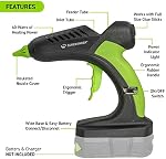 PRO2-60 60 Watt 18 Volt Cordless Professional Heavy Duty Full Size Hot Glue Gun - Ryobi® Battery NOT Included