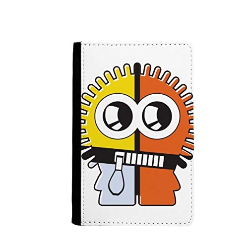 Étui passeport tricolore univers et alien multicolore 9,4x14,7 cm pour voyage