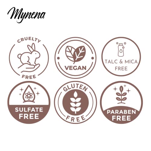 Mynena Metallic Lipstick Liquid Sexy Frosted Lightweight Long Lasting Non-Transferable Waterproof | Gluten-Free Paraben-Free Talc-Free Cruelty-Free And Vegan - Ginger #TOP3