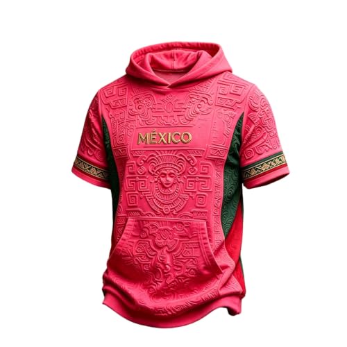 Generisch Sweatjacke Herren Sweatshirt Übergangsjacke Sweater Halloween Hoodie Weich Größe XXL Set Reißverschluss Rosa 4XL