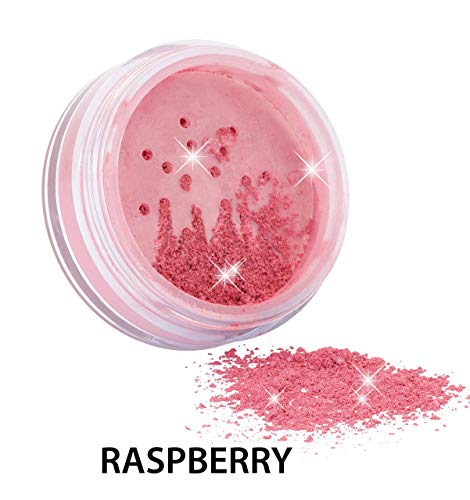 Image of Zuii Organic Certified Flora Diamond Sparkle Blush, Raspberry, 3 g