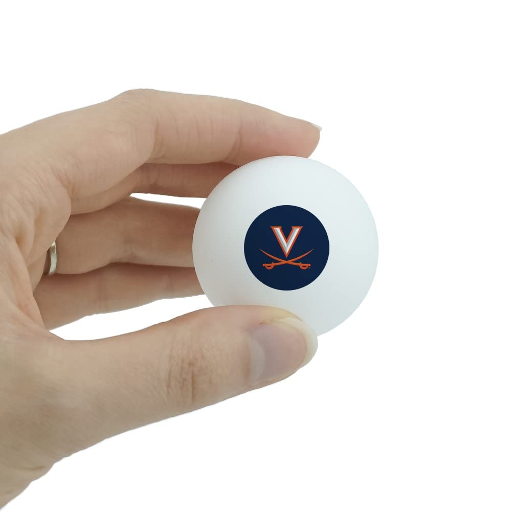 GRAPHICS & MORE University of Virginia Cavaliers Logo Novelty Table Tennis Ping Pong Ball 3 Pack