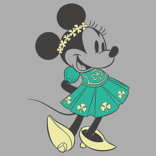 T-shirt Mickey Disney pour garçon en gris chiné taille L