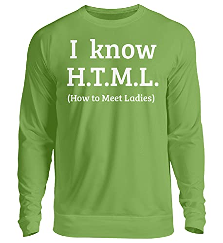 Pull PHP HTML MYSQL vert lime S | Sweat geek pour développeur informatique