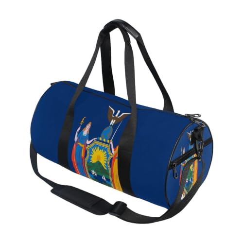 Bolsa de gimnasio para hombres y mujeres con diseño de la bandera de Nueva York