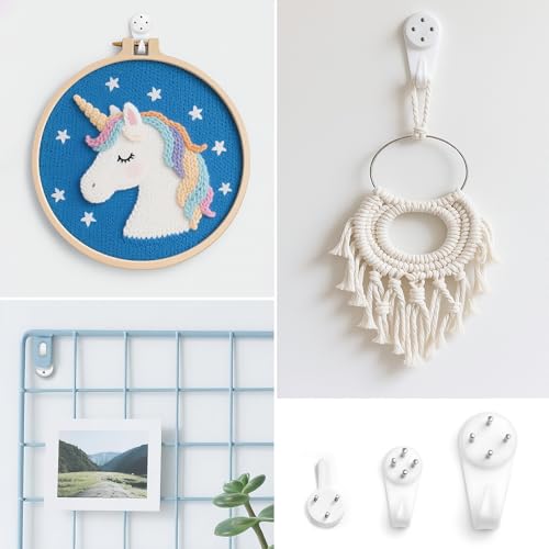 YISCOKO bilderhaken zum nageln [24 Stück], wandhaken,wandbild Haken