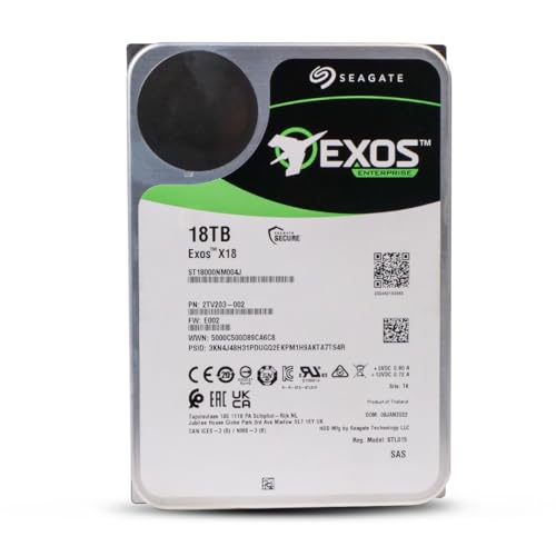 Image of SEAGATE - Business Critical EXOS X18 SAS 18TB 3.5 inch SAS Helium 512E /4K 7200RPM Solid State Drive