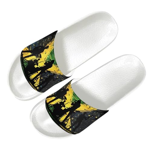 Men's Comfy Cloud Slippers Casual Slides Sandal Slip on Shower Shoes Non-slip Outdoor Indoor Slipper for Men Size 5-14