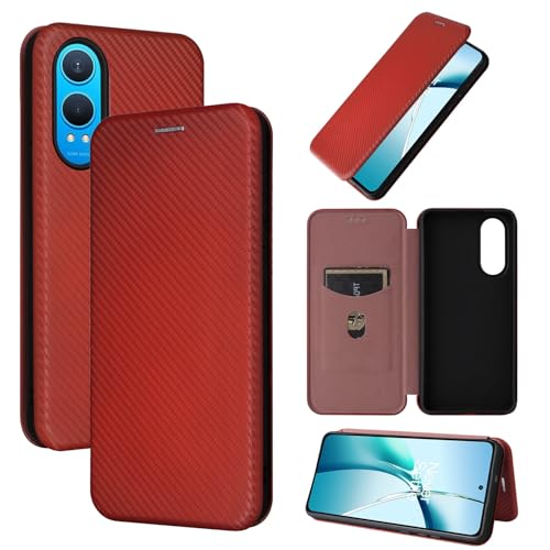 OnePlus Nord CE4 Lite 5G/k12x 5G�P�[�X�Ή��A�X�����J�[�{���t�@�C�o�[�e�N�X�`��+ PC�n�C�u���b�h�P�[�X�t���v���e�N�V�����ϏՌ��t���b�v�P�[�X�J�o�[�AOnePlus Nord CE4 Lite 5G/k12x 5G�Ή�(Br
