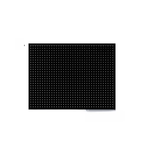 Emidor 穴あき壁掛けスチール磁気プレート、マグネット対応、頑丈で耐久性のあるディスプレイスタンド、家庭、デスク、キッチン、玄関に最適 (60*40cm,黒です)