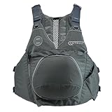 Astral Sturgeon Life Jacket - High-Ventilation USCG Type III PFD Adult Life Vest for Fishing & Touring - Gray - Medium/Large