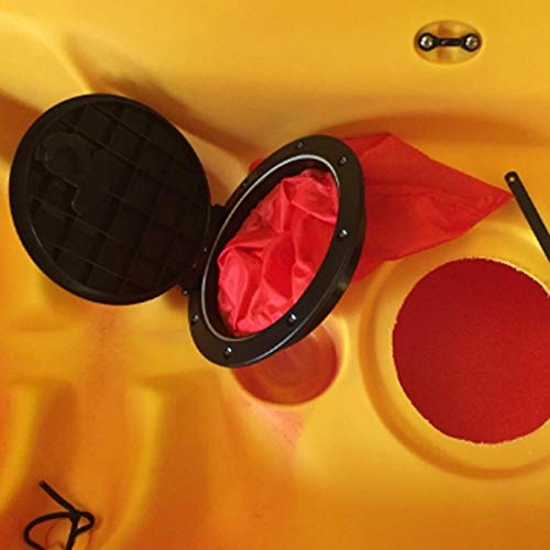 RIYIN 8 Inch Hole Diameter Deck Hatch with Cat Bag for Kayak Boat Fishing Rigging