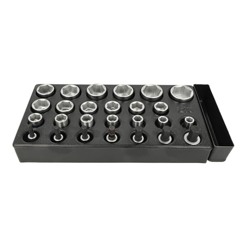 CAROLUS 2020.96 Steckschlüssel-Satz 1/2 in 1/3 Modul, 1 Stück