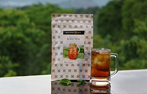 Walters Bay Black Iced Tea | 12 Quart Sized Tea Bags, Ceylon Tea, Unsweetened, Unflavored, Southern Iced Tea, 100% Hand Plucked, Black Tea #TOP6