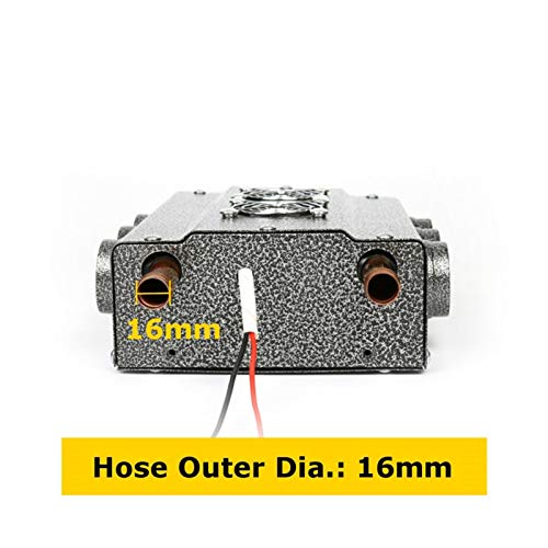 blue--net 12-24V 6 Ports Universal Car Truck Fan Heater, Portable car Windscreen Demister Defroster Defogger Compact Air Heater Diesel Portable Parking Heater Speed Switch