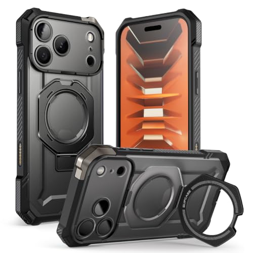 SUPCASE for iPhone 18 Pro Case / 17 Pro Case with Stand, Black