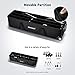 NEEWER C Stand Wheeled Rolling Bag, Black Heavy Duty Trolley Case with Sturdy Wheels, Handle, and Fastening Straps, Carrying Bag Large Enough to Hold 3 C Stands (Black)