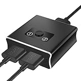 HDMI Switch Bi-Directional Switch Olycism Bi-Direction Switcher/Splitter 2 Into 1 or 1 in 2 Out Support Ultra HD 4k X 2k 1080p for HDTV, Game Consoles, PC