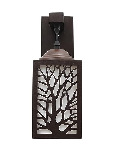 Image of Homesake Metal Walllamps (Floral Coffee Brown)