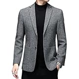 【Design】Herren Business Casual Anzug, Kerbe Revers, Langarm, Einreiher, Slim Fit, Klassisches und stilvolles Design machen Sie sich von der Masse abheben und Ihre Persönlichkeit hervorheben.