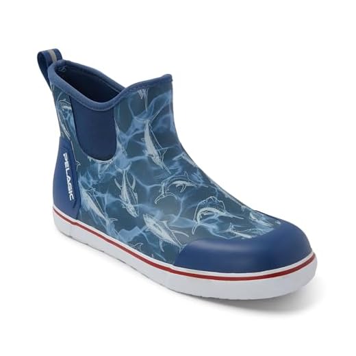 PELAGIC Pursuit 6" Deck Boot Size 11 Blue