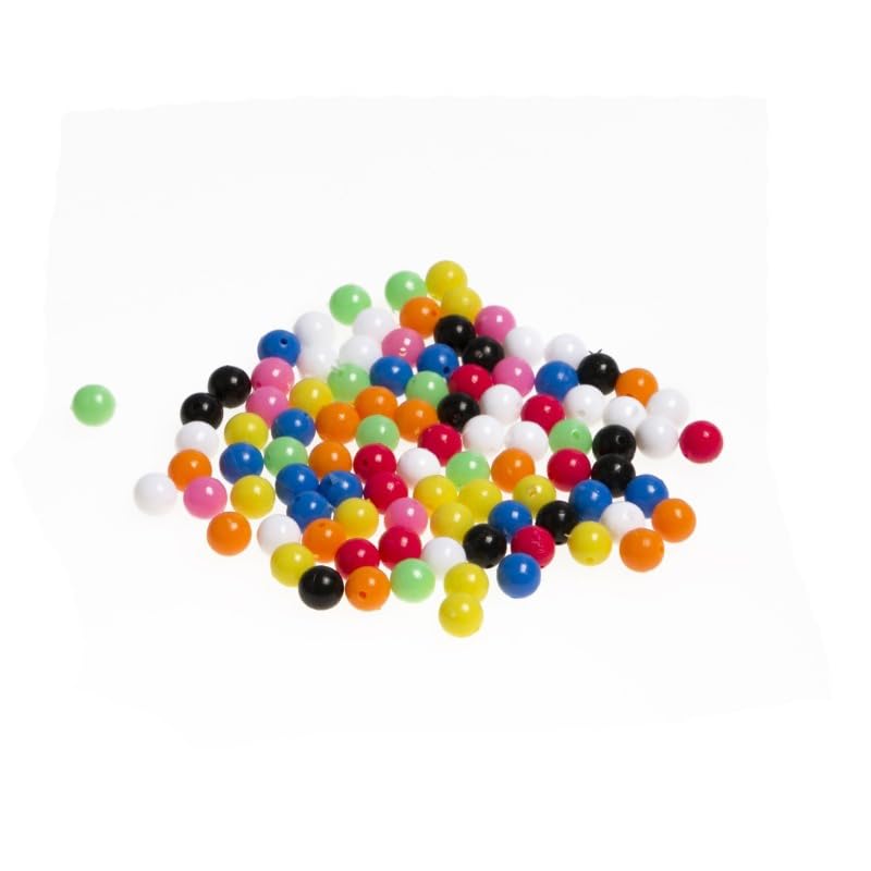 200 piezas de cuentas mixtas para pesca 6 y 8 mm