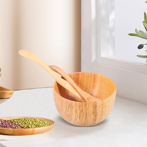 Tazón de Madera para Mascarilla Facial con Espátula Flexible miniatura 5