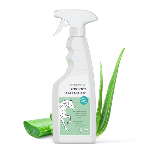 PFERDEPFLEGE24 Spray Repelente Moscas para Caballos con DEET - Protección Instantánea y Duradera contra Insectos - Fórmula Concentrada y Efectiva 500ml