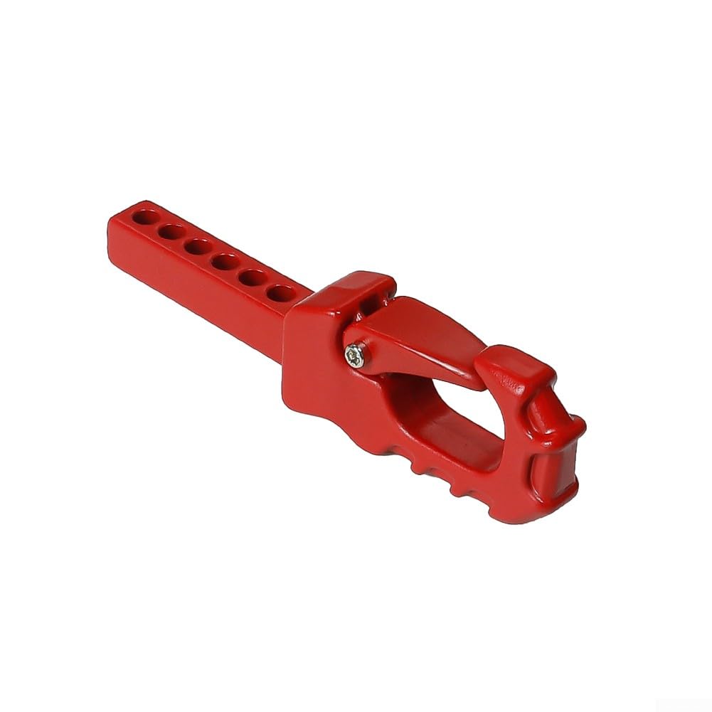 FOR RC Crawler 1/10 1/8 FOR TRX4 FOR SCX10 FOR KM Scale Trailer Hitch Tow Hook(red)