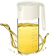 auvstar Essig und Öl Flaschen,Auto Flip Öl Flaschen,Ölspender Glasflasche mit Großer Kapazität,Ol...
