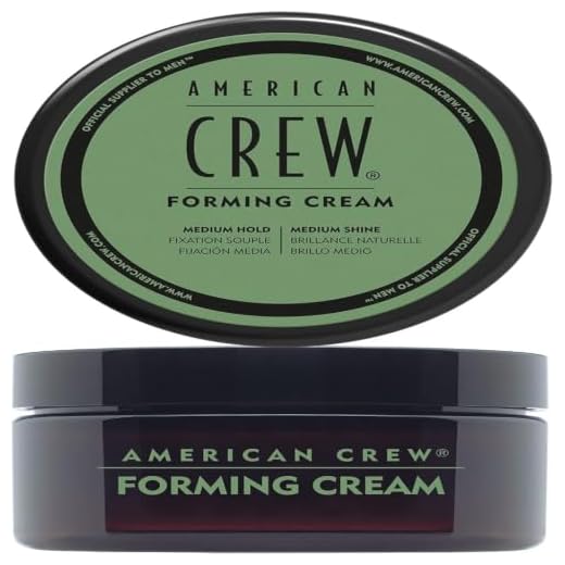 Men's Hair Forming Cream by American Crew, Like Hair Gel with Medium Hold with Medium Shine, 3 Oz (Pack of 2)