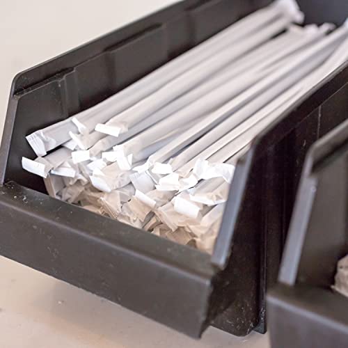Crystal Ware GTWSC4300 Plastic Giant (Jumbo) Straws Individually Wrapped 10-1/4 Inch Long thumb #1
