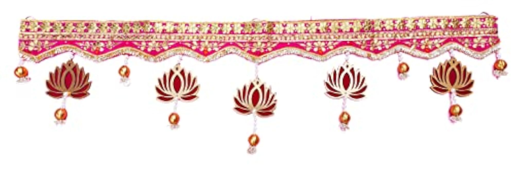 Beautiful Lotus Flower Gotta Work Door Toran Bandhanwar