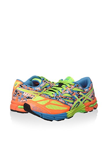ASICS Zapatillas de Running Gel-Noosa Tri 10 GS Naranja/Amarillo/Cielo EU 35.5