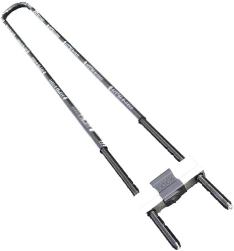 Heavy Locks U-Shaped Lock Ultra-Long Lengthened Open Glass Door Lock Double Door Shop Lock Key Lock Feature Length 100cm/39.3in U-Locks for Bicycles