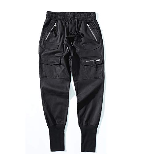 MOKEWEN Men's Jogger Streetwear Jogger Casual Harem Cargo Ankle Harem Pants2