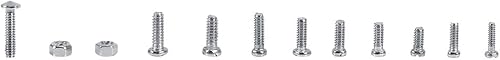 Miniatura 2 de 600 piezas pequeños tornillos de reparación Tuerca Surtido Kit de herramientas de acero inoxidable para relojgafasgafas de solgafas de sol