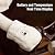 Fabater Heated Gloves for Men Women, Half Hands Electric Fingerless Gloves, Rechargeable Electric Warm Plush Mittens for Typing Home with Battery Display