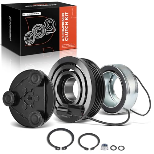 A-Premium Air Conditioner AC Compressor Clutch Kit Compatible with Mitsubishi Mirage 1998-2002, Lancer 2002-2007, Eclipse 2000-2005, Galant 2000-2003 & Chrysler Sebring 2001-2005 & Dodge Stratus