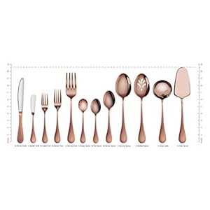 Artaste56884rain1810stainlesssteel47pieceflatwaresetantiquecopperfinishedservicefor8 Urban Country Home Decor Artaste 56884 rain 1810 stainless steel 47 piece flatware set antique copper finished service for 8 urban country home decor