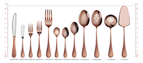 Artaste56884rain1810stainlesssteel47pieceflatwaresetantiquecopperfinishedservicefor8 Urban Country Home Decor Artaste 56884 rain 1810 stainless steel 47 piece flatware set antique copper finished service for 8 urban country home decor