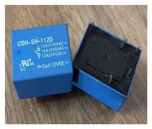 Relé de 5 pines UDH-SS-124D de alta resistencia y precisión para placas LZ-1C