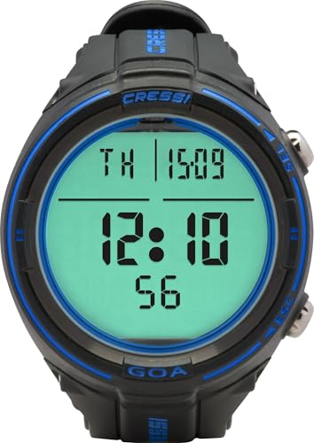 Image of Cressi Goa Dive Watch Computer | 4 Programs - Air /Nitrox, Freediving, Gage | Made in Italy