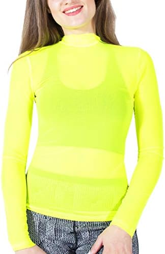 neon yellow workout top