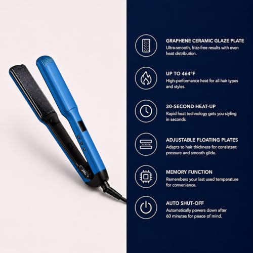 Plancha para cabello Sunset Sapphire 1 pulg miniatura 3