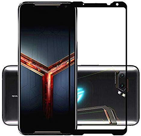 Helix 21D 9H Hardness 2.5D Round Edge Tempered Glass Screen Protector for Asus ROG Phone 2 / Asus ROG Phone 2 / Asus ROG Phone II - Black (B0813QBF57) Amazon Price History, Amazon Price Tracker
