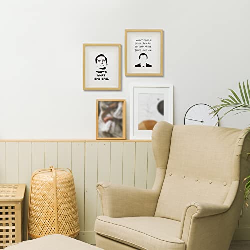 The Office Merchandise Motivational Photo Frame Inspirational Wall Art For The Office Decor The Office Quote Poster For Coworker, Friend Or The Office Tv Show Fans, Michael Scott Pet Phrase ( 8.8” X 10.8”) #TOP6