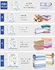 WANALIT 布団圧縮袋 旅行 衣類圧縮袋 10枚入 電動ポンプ付き 収納/引越し/衣替え/出張/旅行用【100×70cm 2枚/80×56cm 2枚/70×45cm 2枚/60×40cm 4枚】真空収納袋 掃除機不要 防湿 防塵 防臭 防カビ #3