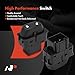 A-Premium Power Door Lock Switch with 7-Blade Compatible with Ford F-150 F-150 Heritage F-250 F-350 F-450 F-550 Super Duty Explorer Sport Trac Excursion Explorer Crown Victoria & Mercury Mountaineer
